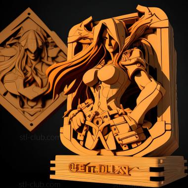 3D модель St Guilty Gear X2 Перезагрузить игру (STL)